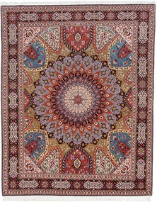 Tabriz Tappeto persiano 260x210 (Iran) Annodato A Mano