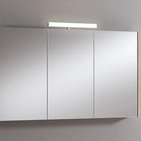 Pensile con luce Akira rovere nabucco L 120 x H 70 x P 15.5 cm