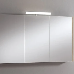 Pensile con luce Akira rovere nabucco L 120 x H 70 x P 15.5 cm