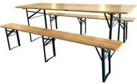 set birreria in legno cm 220x70x76h cod:ferx.57436