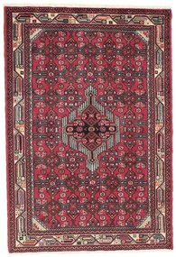 Hamedan Tappeto 150 x 100 Rosso (Iran) Annodato A Mano