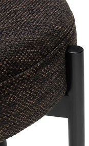 Sgabello grigio scuro Silo - Hübsch