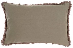 Cuscino DKD Home Decor Marrone Cotone Ventaglio (60 x 15 x 40 cm)