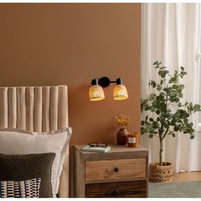 Atmosphera - Faretto LIO 2xE14/25W/230V bambù