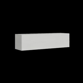 Pensile orizzontale anta a vasistas 154 cm Isoka Bianco Frassino