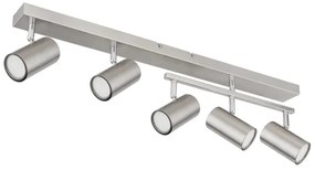 Globo 57911-5 - Faretto ROBBY 5xGU10/35W/230V cromo opaco