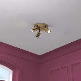 Atmosphera - Faretto VICO 3xGU10/25W/230V dorato