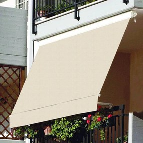 Tenda a rullo screen da sole Salina beige 240x260 cm