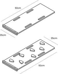 Arco a dondolo montessori di colore naturale in pino massiccio 39x75x38 cm Montessori – Meowbaby