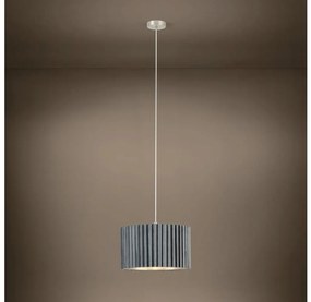 Eglo 39774 - Lampadario su filo TAMARESCO 1xE27/40W/230V grigio