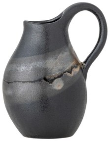 Vaso grigio scuro in gres (altezza totale 15 cm) Alvena – Bloomingville