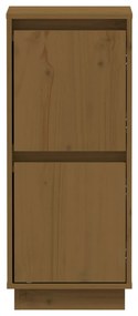 Credenze 2 pz miele 31,5x34x75 cm in legno massello di pino