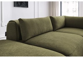 Divano angolare verde (variabile) Jeanne - Bobochic Paris