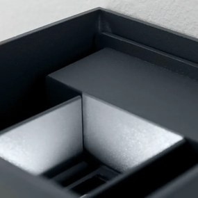 Orion AL 11-1192 - Lampada da parete esterna LED CUBE 2x3W 230V IP54 antr.