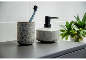 Tazza in ceramica grigia per spazzolini da denti Oviedo - Wenko