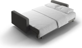 Divano grigio scuro allungabile/con contenitore con rivestimento in bouclé 222 cm Bali – Cosmopolitan Design