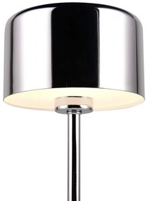 Lampada da tavolo dimmerabile a LED in argento lucido (altezza 30 cm) Jeff - Reality