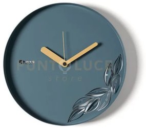 Orologio minimal alba petrolio