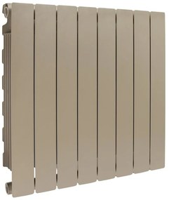 Radiatore acqua calda PRODIGE MODERN in alluminio, 8 elementi, interasse 600 mm, bronze