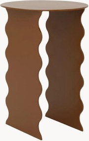 Tavolino rotondo in metallo Wavy