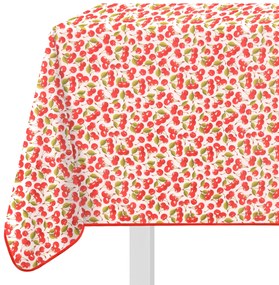 Tovaglia antimacchia 140x140 cm ciliegie Juicy
