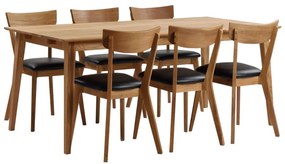 Tavolo da pranzo in rovere naturale , 180 x 90 cm Filippa - Rowico