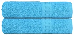 Asciugamani Bagno 2 Pz Turchesi 100x150 Cm 360 G/m² 100% Cotone /
