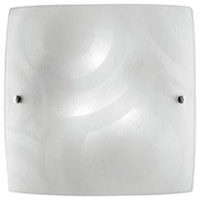 Lampadario Plafoniera Miro Coordinati Colore Bianco 60W Mis 30 x 30 cm