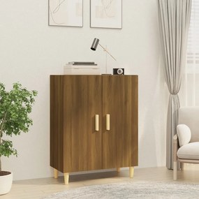 Credenza Rovere Marrone 70x34x90 Cm İn Legno Multistrato /