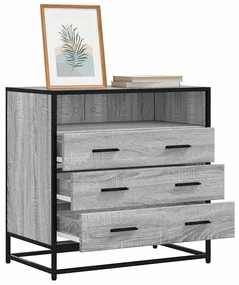 Cassettiera Grigio Sonoma 70x41x70 Cm İn Legno Multistrato /