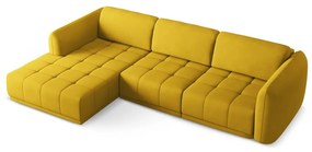 Divano angolare giallo (con penisola a sinistra) Hoku – Makamii