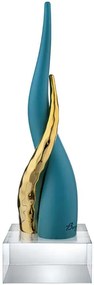 Bongelli preziosi Corno portafortuna Intrecciato base elegante h 38 - varie colorazioni OTTANIO ORO