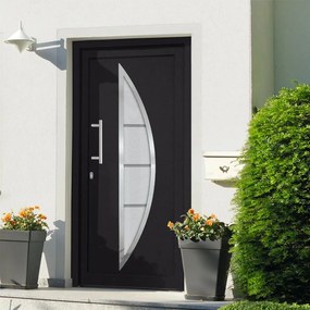 Porta Di Ingresso Antracite 88x200 Cm /