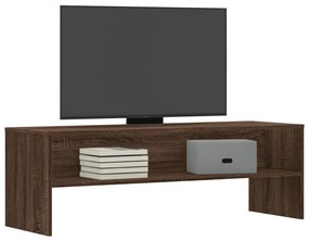 Mobile tv rovere marrone 120x40x40 cm in legno multistrato