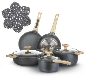 Batteria di pentole 11 pezzi Evolution