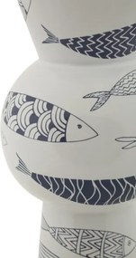Vaso Ceramica Fish Tall Cm Ø 14X38,5