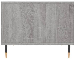 Tavolino da salotto grigio sonoma 60x50x40 cm legno multistrato