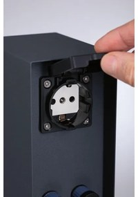 Paulmann 94700 - Colonna presa esterna RIO 2Z SCHUKO 230V IP44