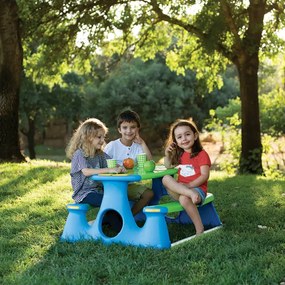Panca da picnic per bambini 89,5x84,5x48 cm in polipropilene