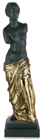 Bongelli preziosi statua scultura moderna Venere collezione Olimpo h 45 NERO ORO