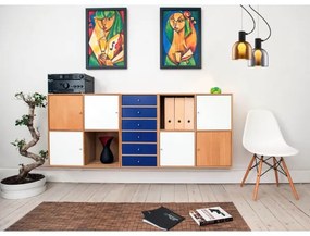 Klausen 111049 - Lampadario a sospensione con filo FIRE 1xE27/9W/230V grigio/nero