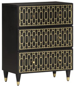 Credenza 60x33x75 Cm İn Legno Massello Di Mango /