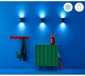 WiZ -LED RGBW Applique dimmerabile UP&DOWN 2xGU10/4,7W/230V Wi-Fi CRI 90 nero