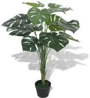 Monstera Pianta Artificiale con Vaso 70 cm Verde cod mxl 76973