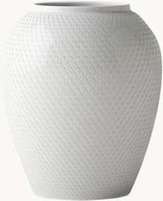 Vaso in porcellana fatto a mano Rhombe, alt. 25 cm