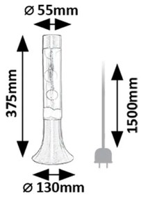 Rabalux 76025 - LED Lampada lava (lampada Astro) POPPILOL LED/25W/230V
