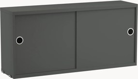 Armadietto con ante scorrevoli String System, larg. 78 x prof. 20 cm