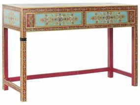 Consolle DKD Home Decor Multicolore Acrilico Legno Legno di mango Specchio 117 x 40 x 76 cm