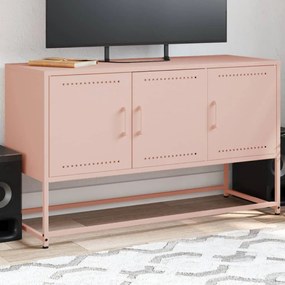 Mobile Tv Rosa 100,5x39x60,5 Cm İn Acciaio /