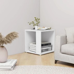 Tavolino Bianco 33x33x34,5 Cm İn Legno Multistrato /